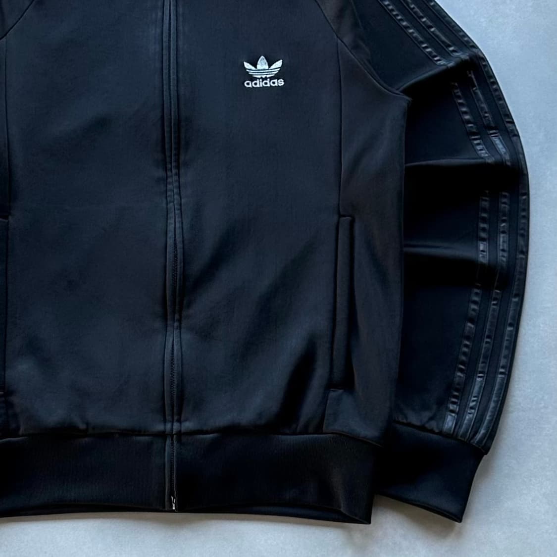 [L]아디다스 트레포일 실버 검실 트랙탑 져지 상품이미지4