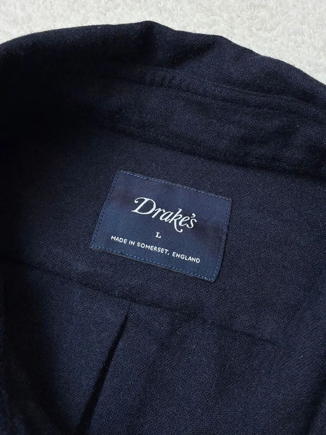 드레익스 잉글랜드 울 솔리드 투 포켓 셔츠 PN5819 상품이미지6