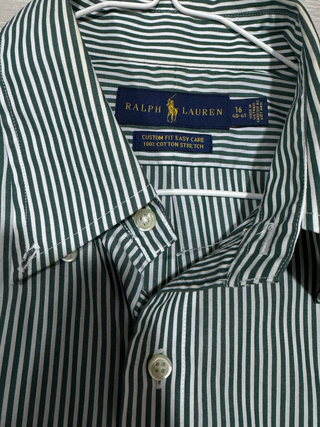 폴로 랄프로렌 이지케어 스트라이프 셔츠 상품이미지2