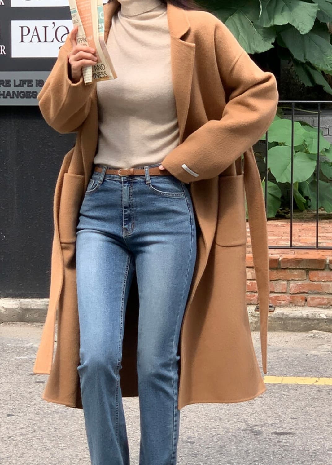 중청 슬림 부츠컷 데님 팬츠 상품이미지8