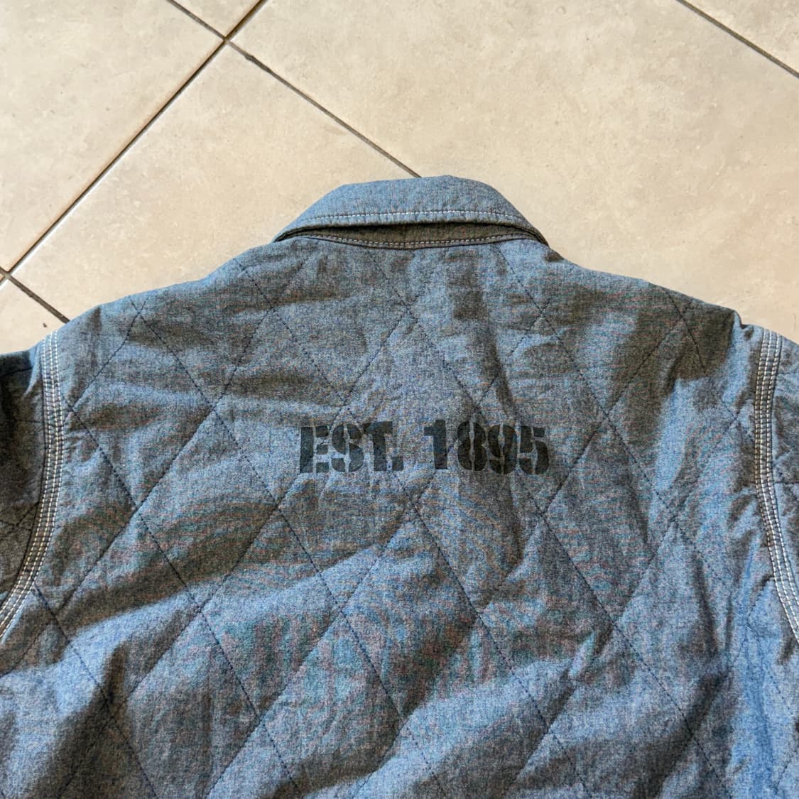 오시코시 퀼팅 셔츠 자켓 상품이미지4