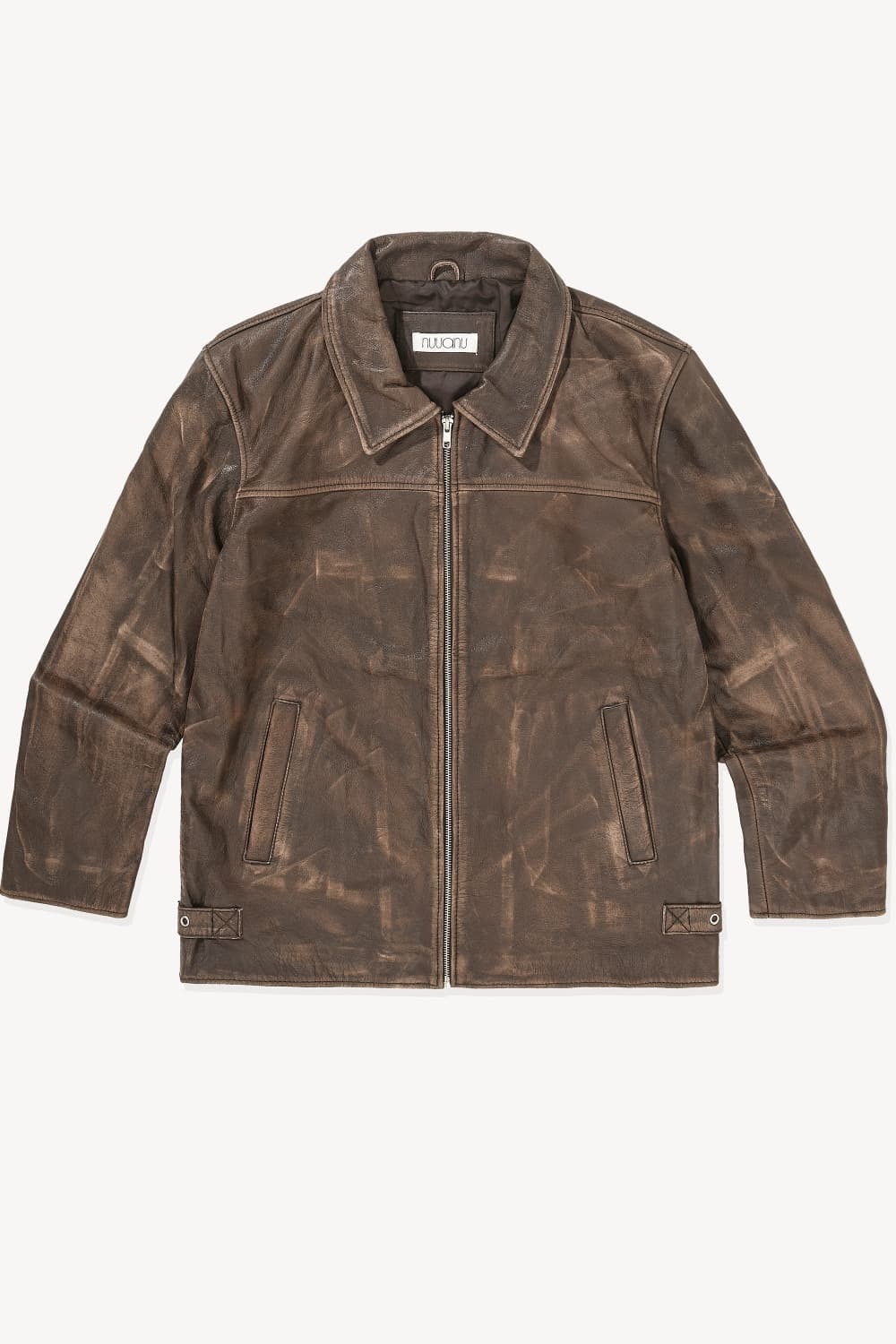 누아누 / Marsa Distressed Leather Jacket 상품이미지4