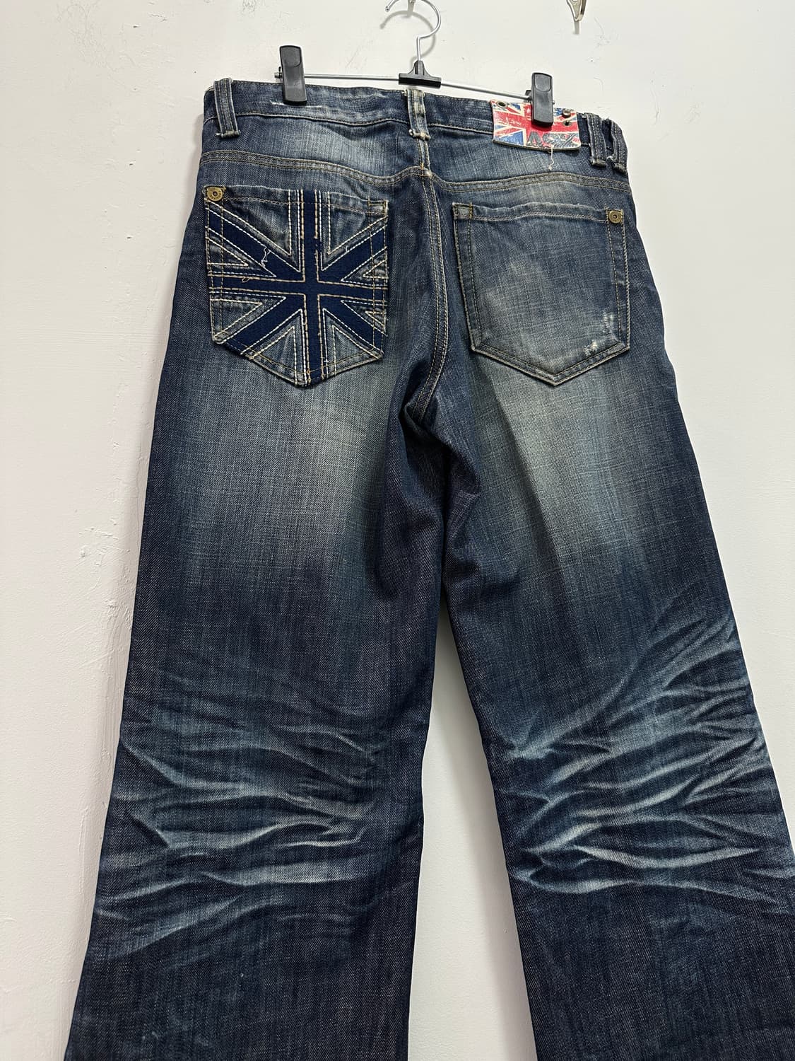 ASK destroyed back patch denim pants 상품이미지9