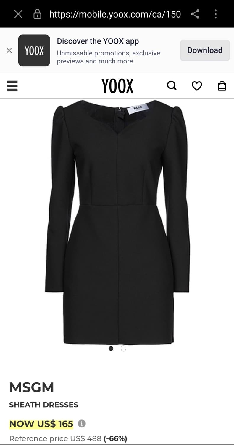 MSGM Sheath 드레스 EUR38 상품이미지3