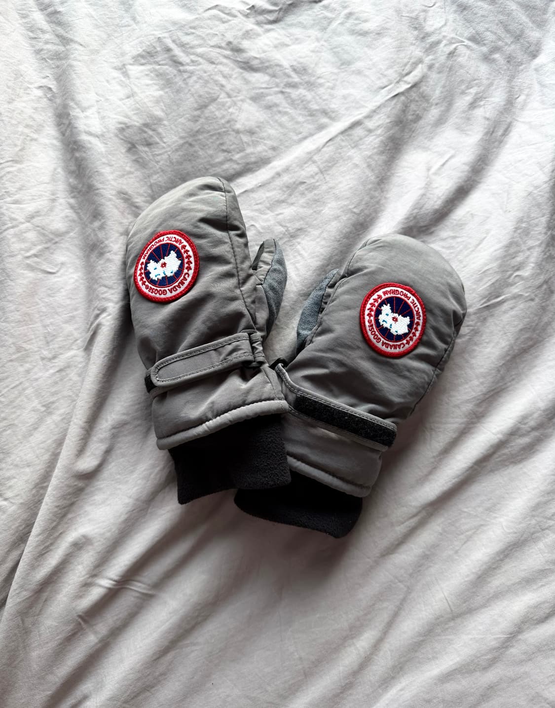 S/ 캐나다구스 로고패치 미튼 글러브 장갑 상품이미지2