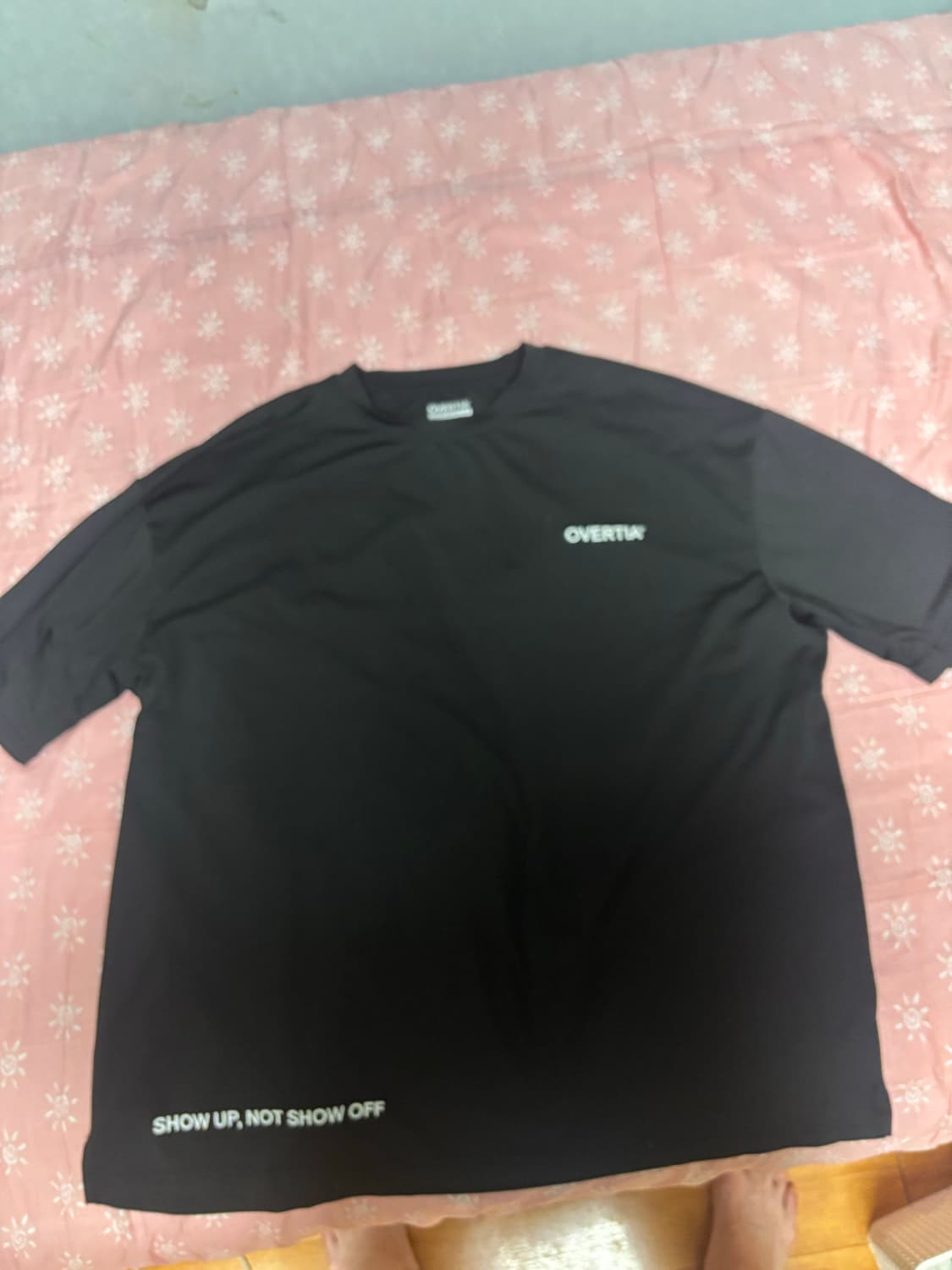 Overtia 드라이핏 반팔티 M사이즈 실착1회 새상품급 일괄판매 상품이미지5