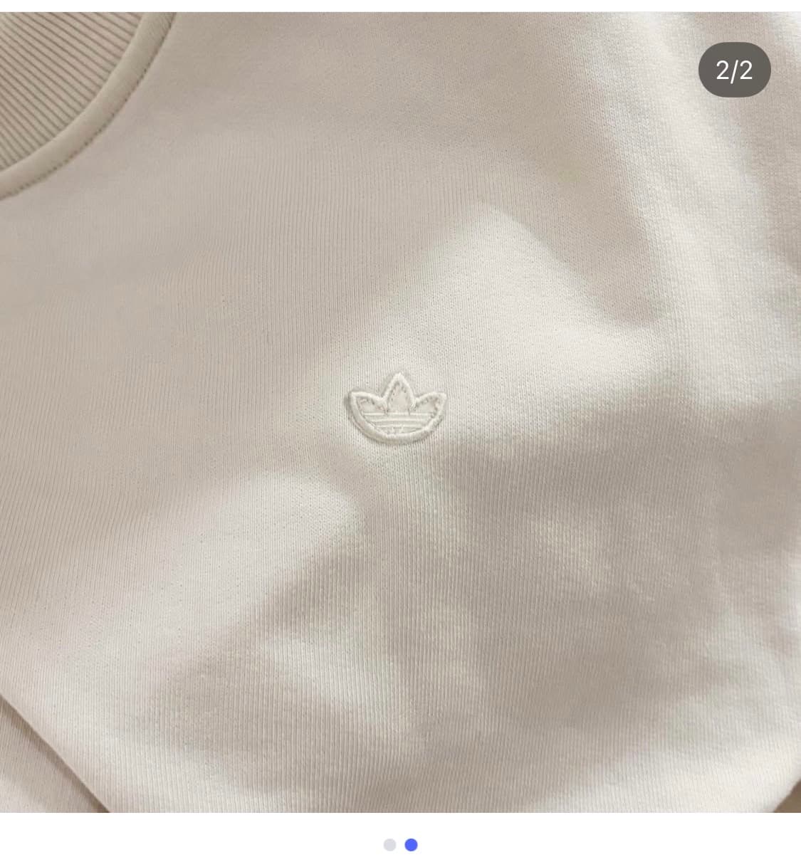 대대장 솜빈티지 크림 아디다스 맨투맨 상품이미지2