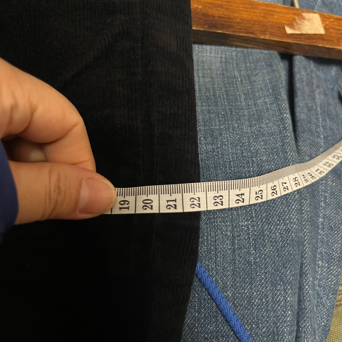 시마론 Cimarron  블랙 코듀로이 부츠컷 팬츠 28 상품이미지6