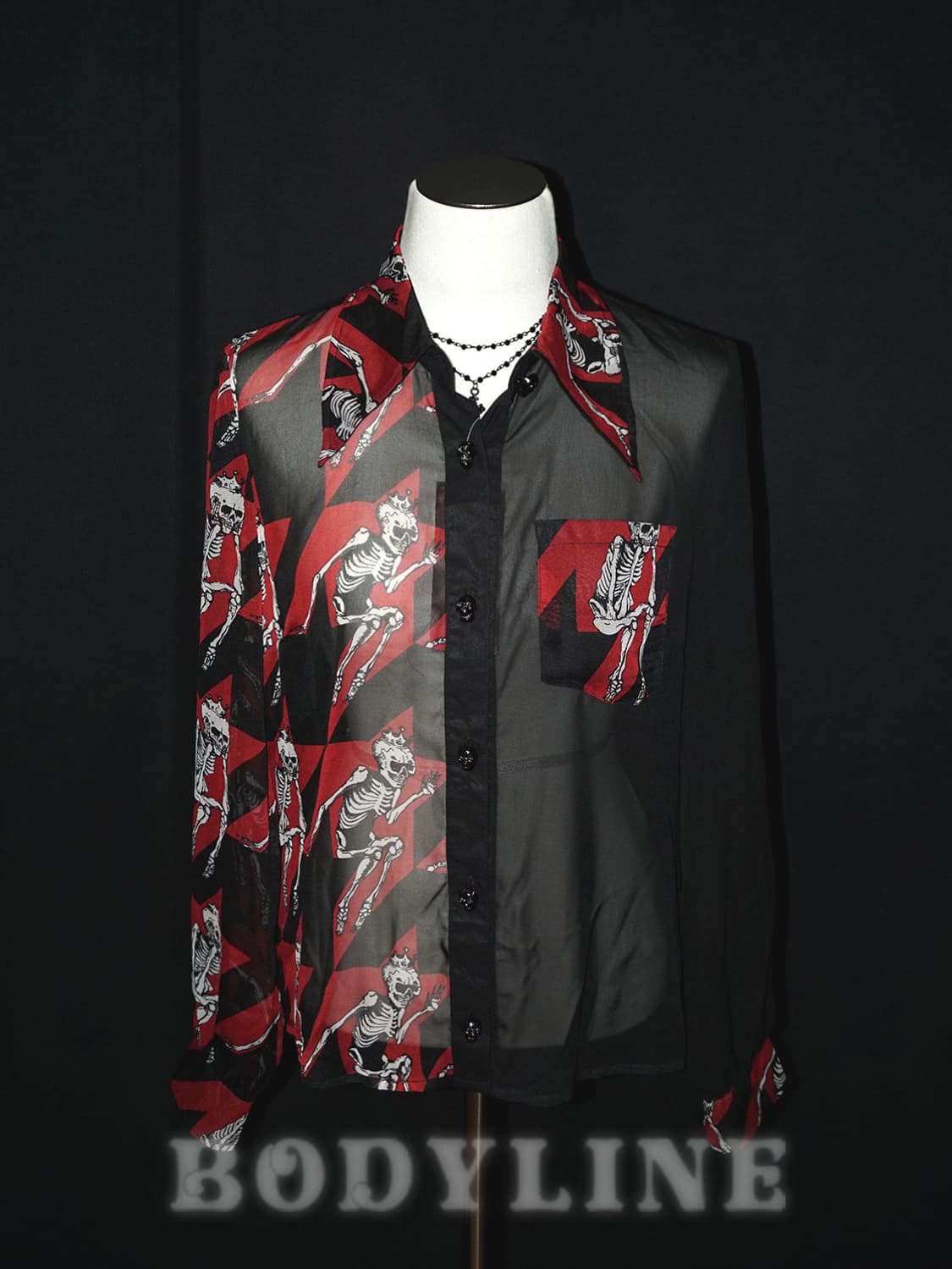 (bodyline bloodstorm) skull see-through  상품이미지1