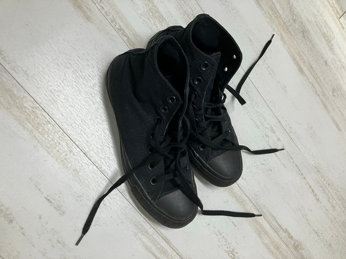 컨버스 올스타 하이탑 올블랙 235 상품이미지2