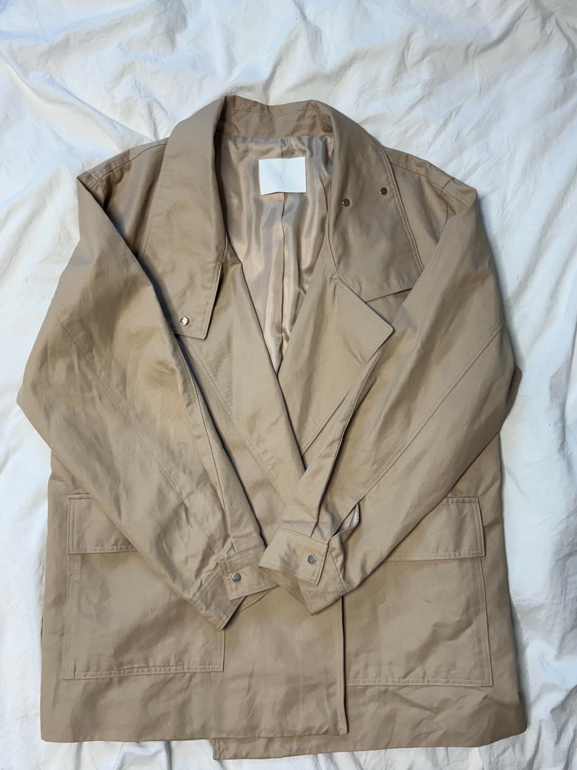 모멧 겨울 하프 트렌치코트 상품이미지4