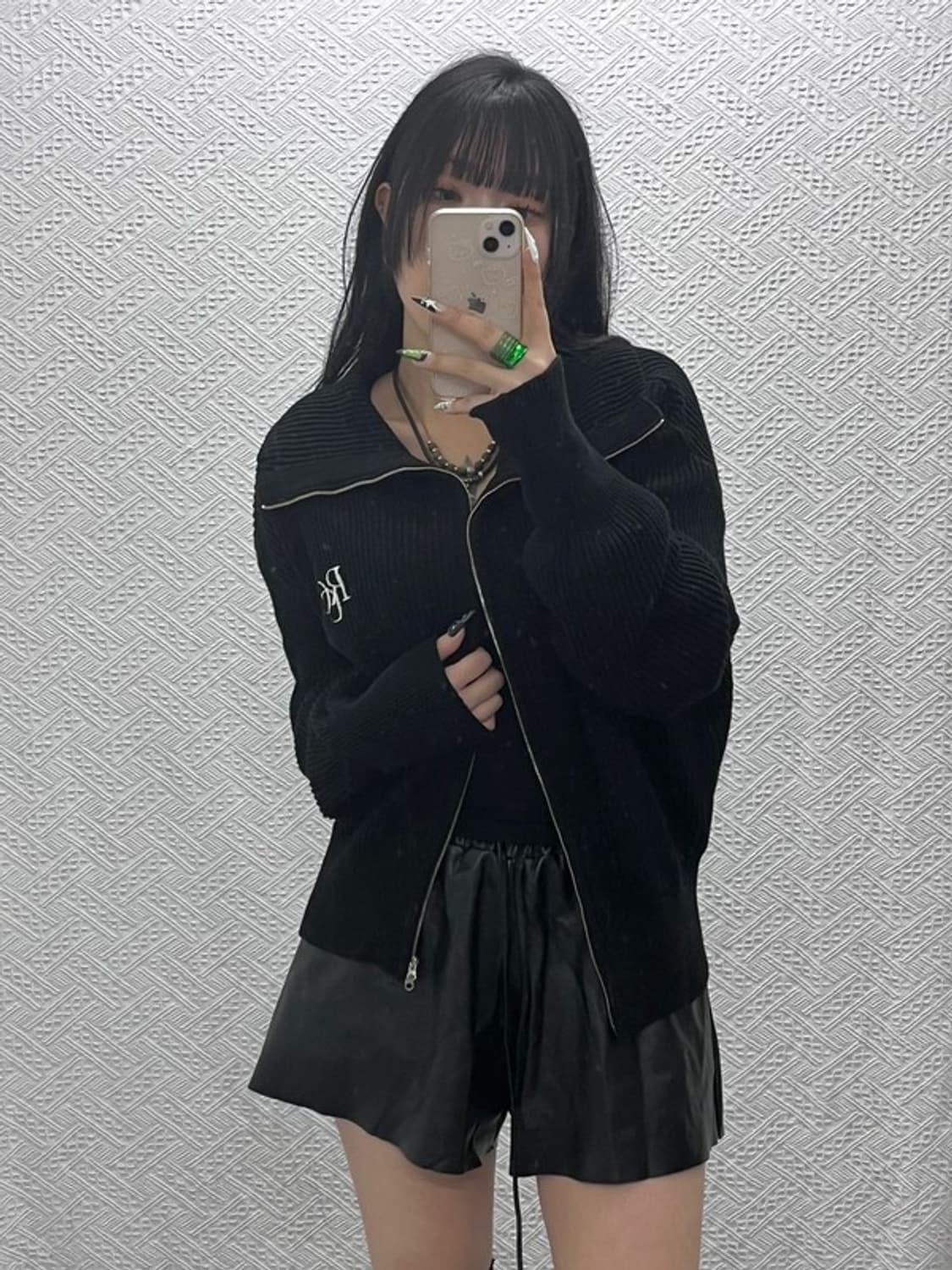 로씨로씨 여리 세일러카라 니트 집업 가디건 F C08574 상품이미지2