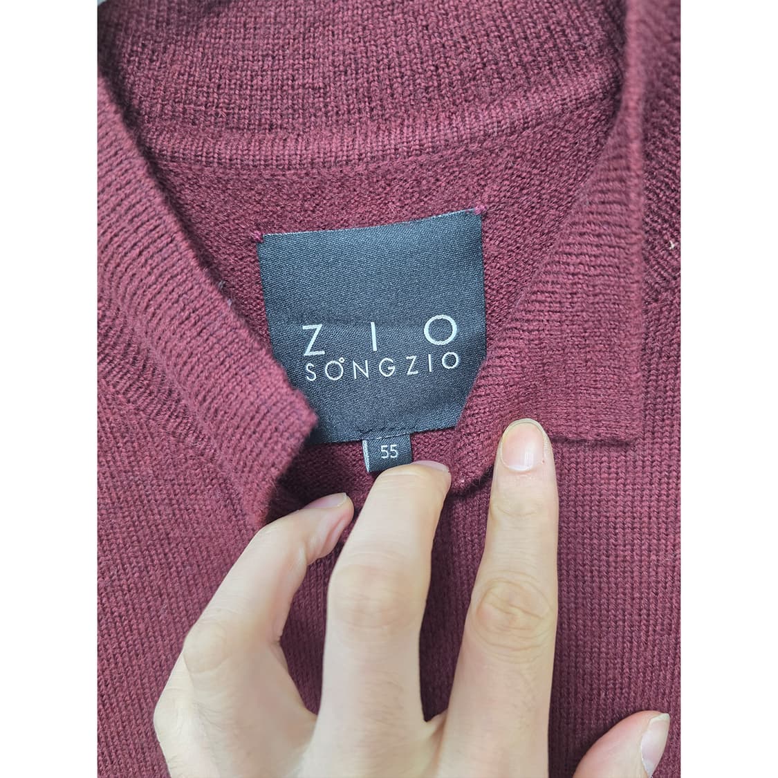 택포// M 지오송지오 롱 여성 가디건  상품이미지2