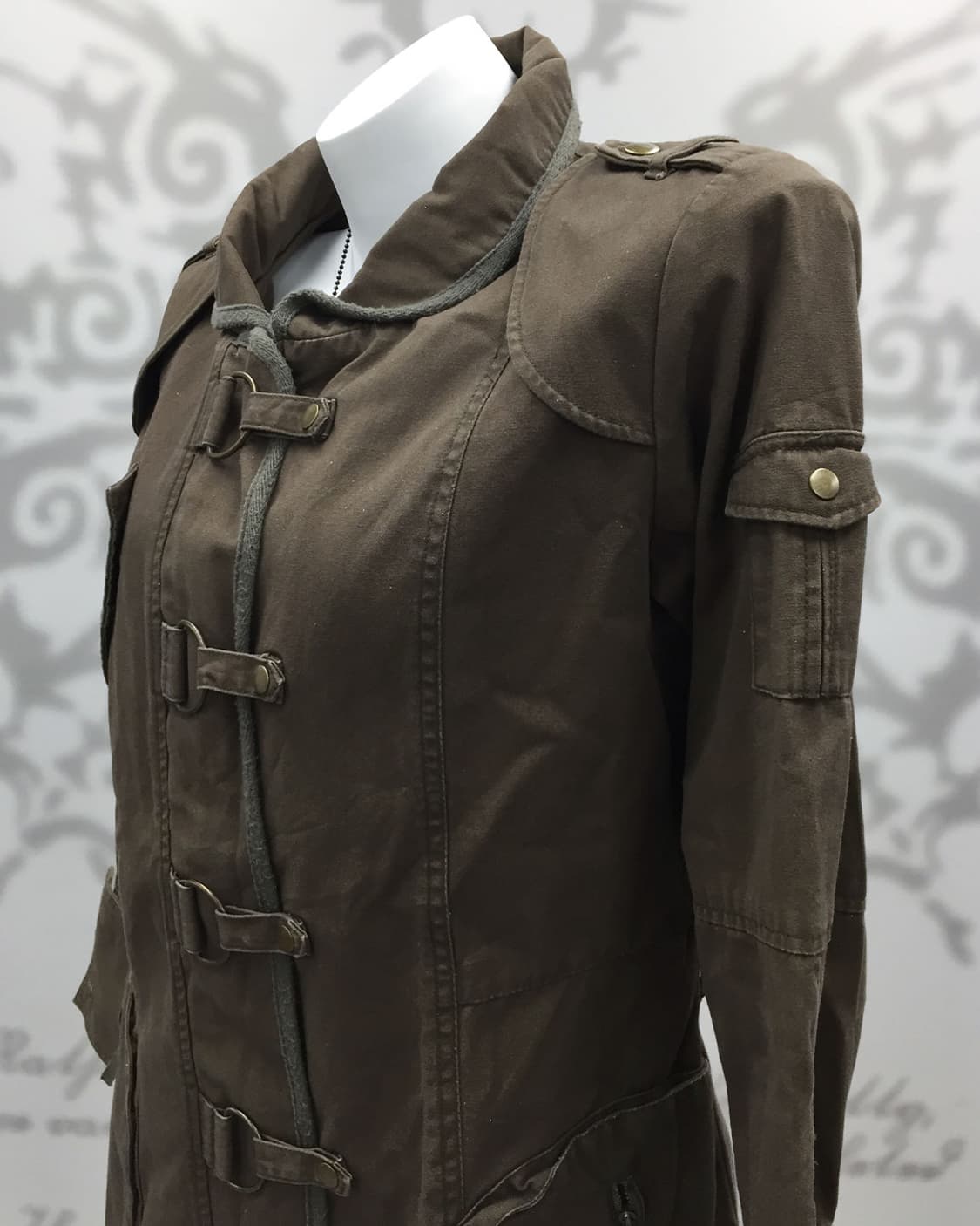 D-Ring Strap Military Jacket 상품이미지5