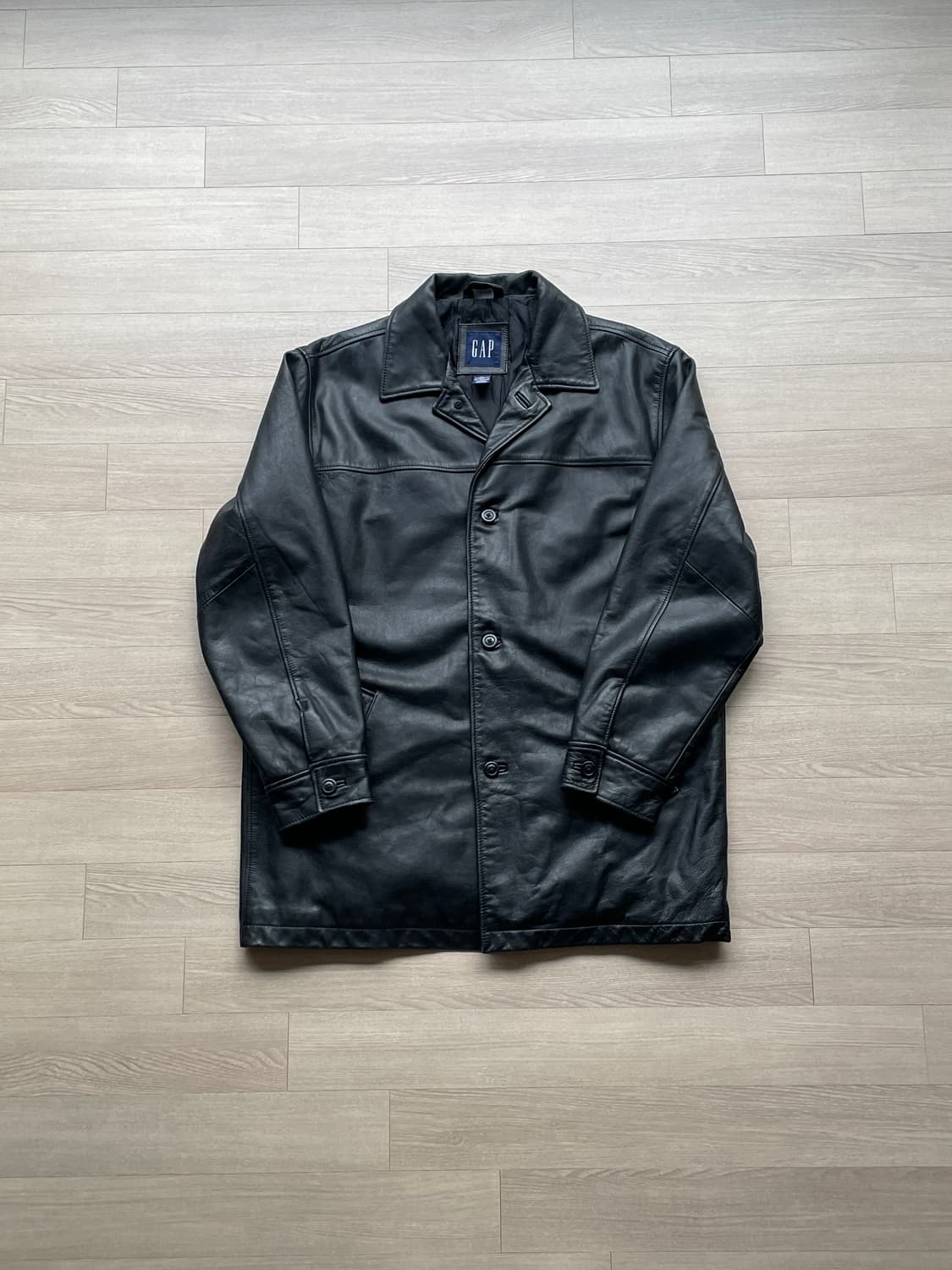 90s 올드갭 레더 카코트 gap carcoat 상품이미지1