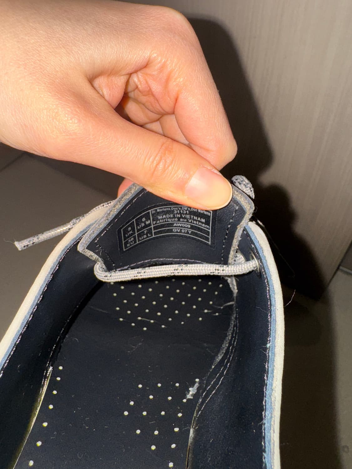 1461 3홀 니켈 마일드 누벅 WP 그레이 상품이미지7