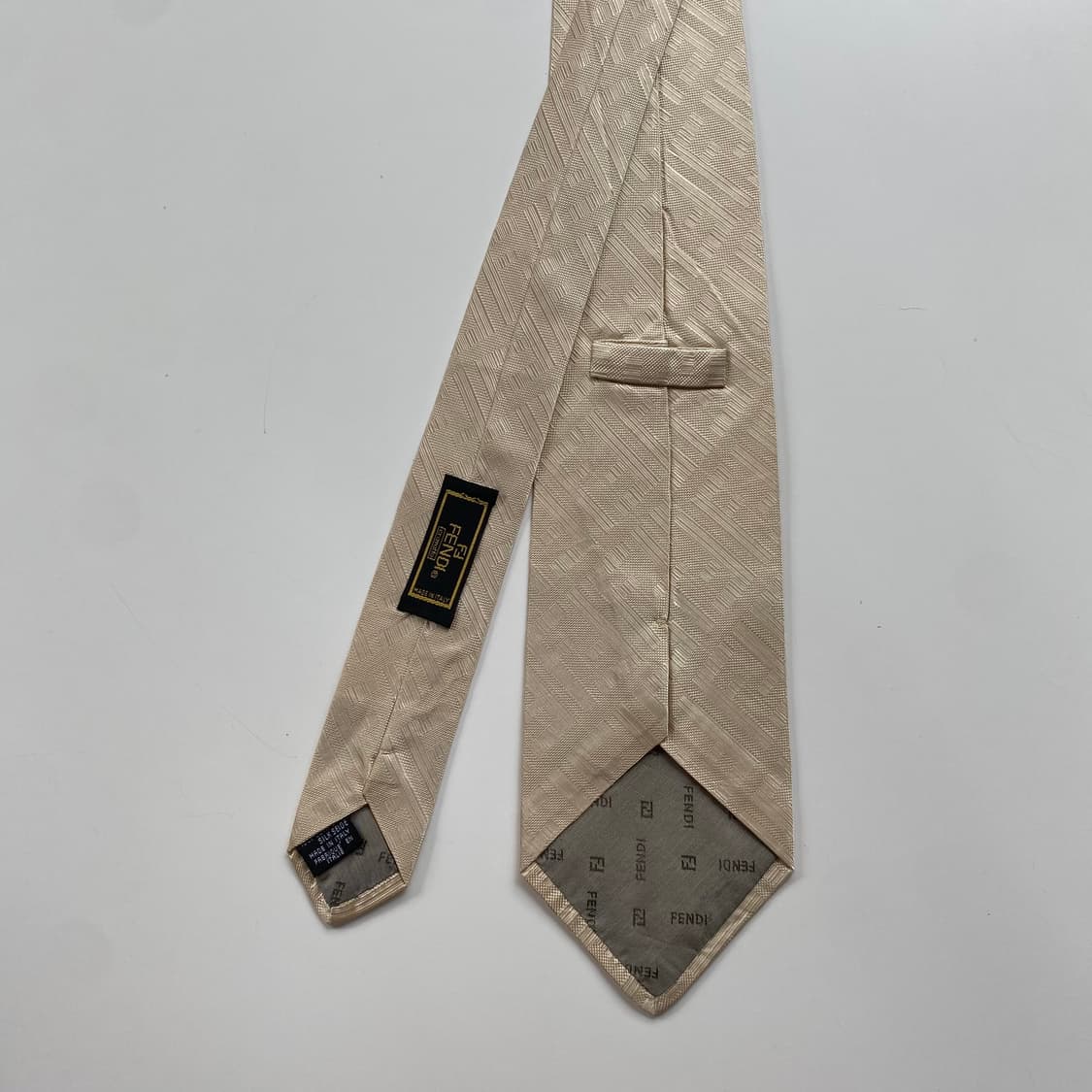 펜디 (FENDI) FF빅로고 명품 정품 넥타이 상품이미지3