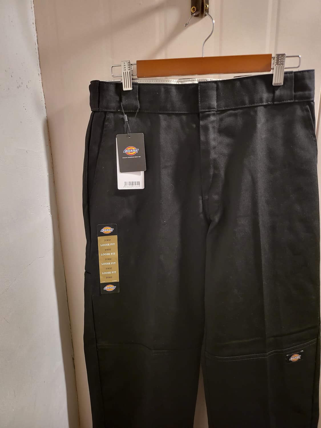 [31인치]디키즈 더블니 워크 팬츠 블랙 새상품 상품이미지2