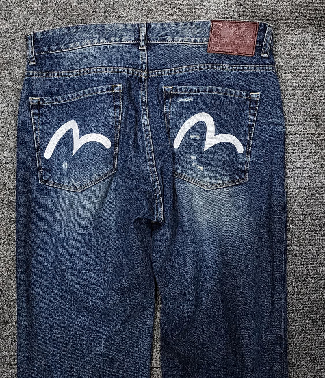 에비수 패치 워크 데님팬츠 청바지 32 상품이미지4