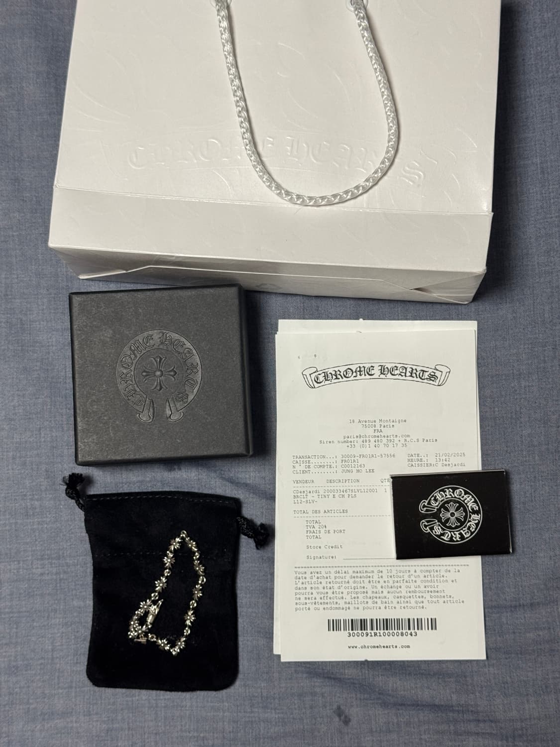 새상품)크롬하츠 타이니 ch팔찌 상품이미지1