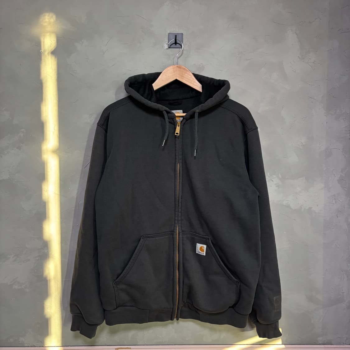 칼하트 써멀 후드집업 검정 상품이미지1