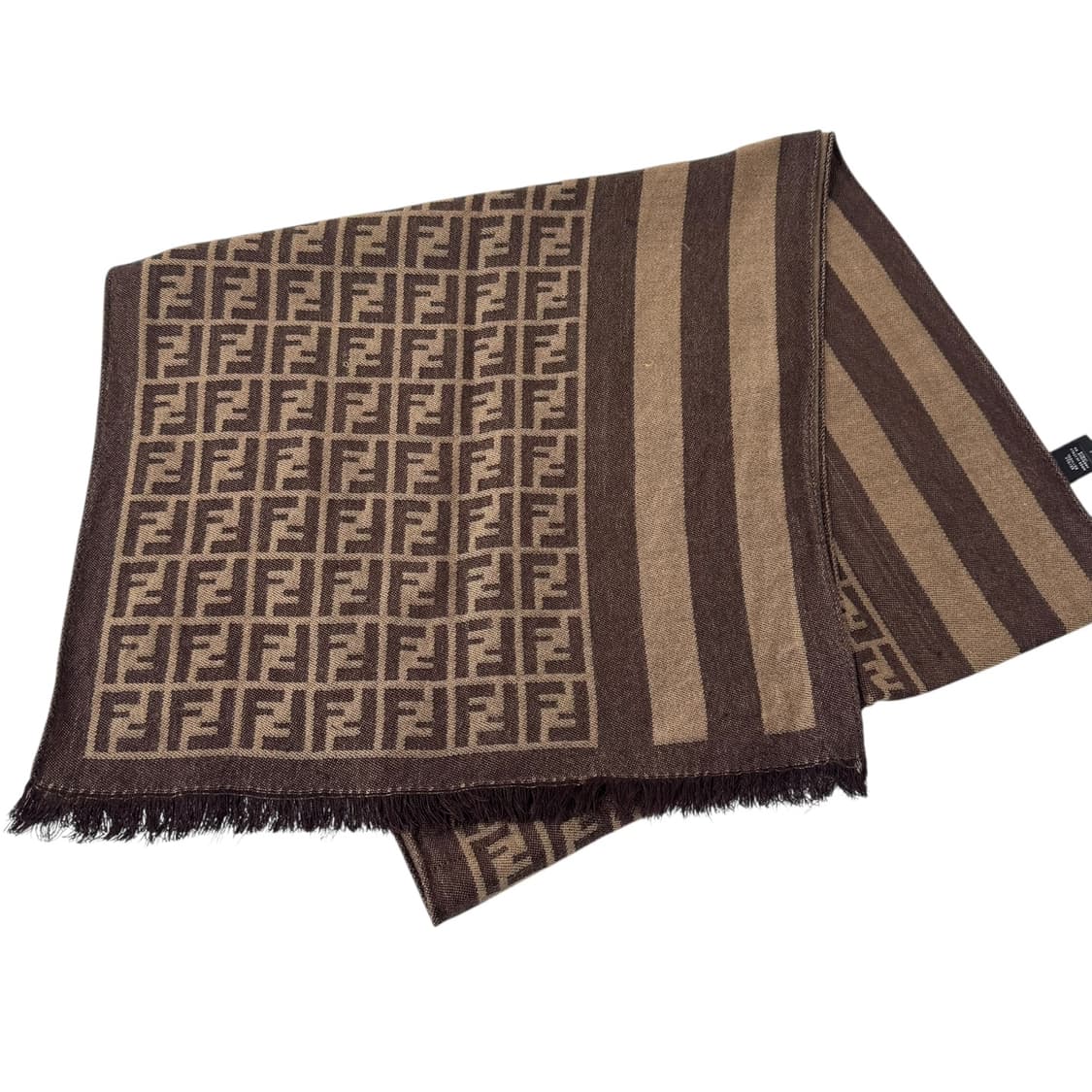 정품 펜디 쥬카 브라운 머플러 상품이미지2