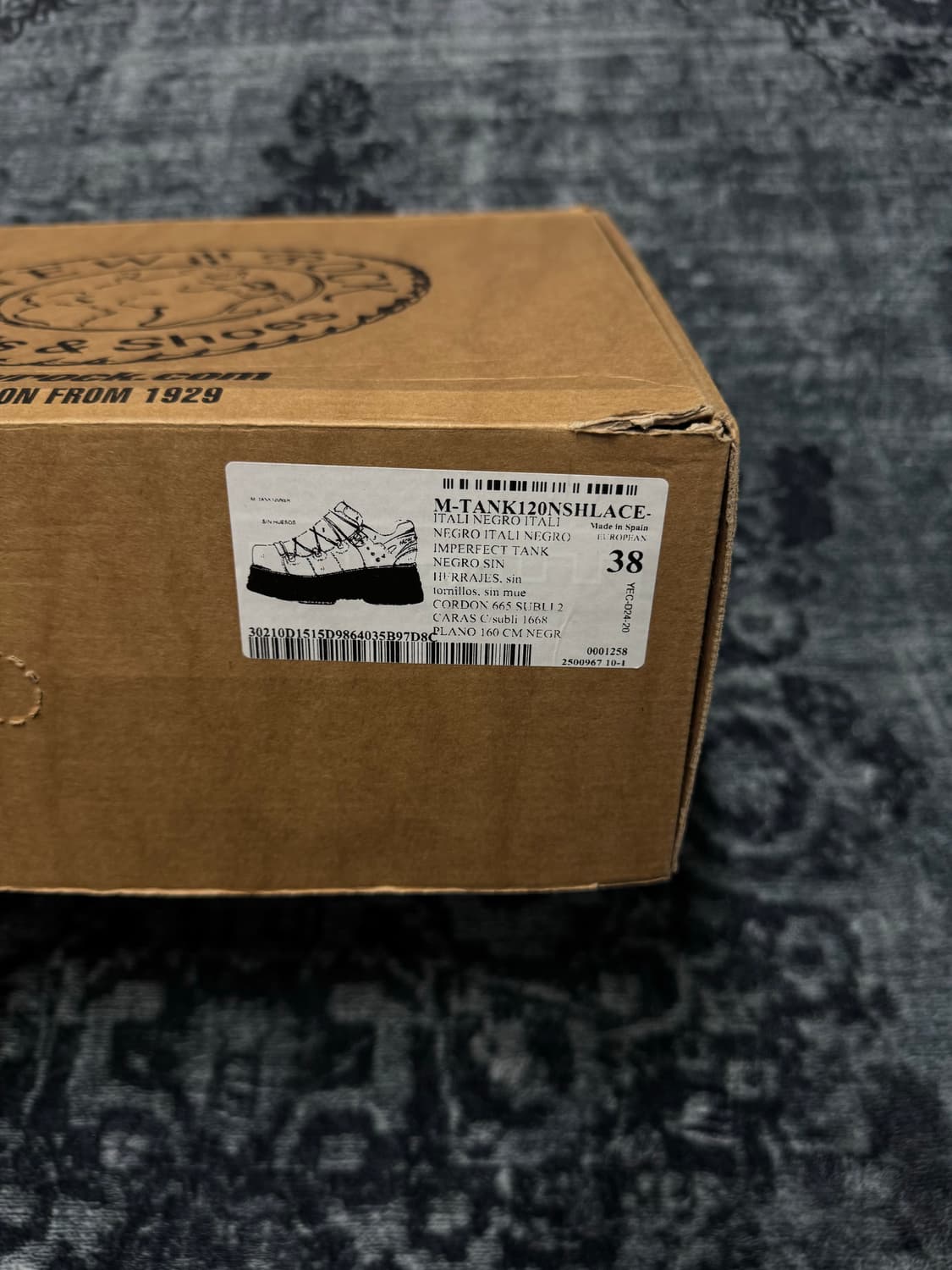 New rock white logo ribbon tank platform 상품이미지7