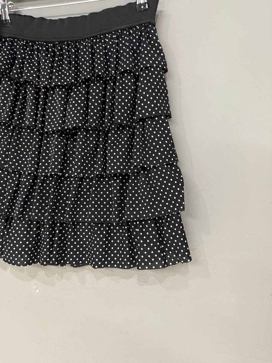 dot pattern can-can midi skirt 상품이미지5