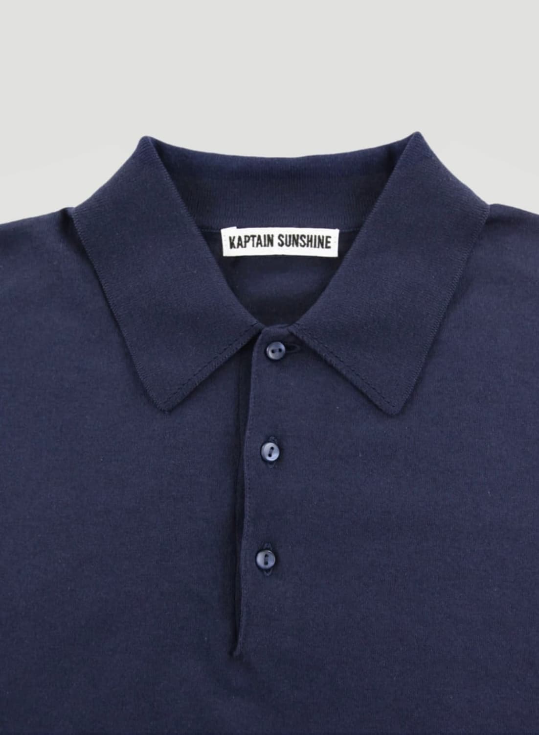 Kaptain sunshine cotton knit polo shirts 상품이미지5