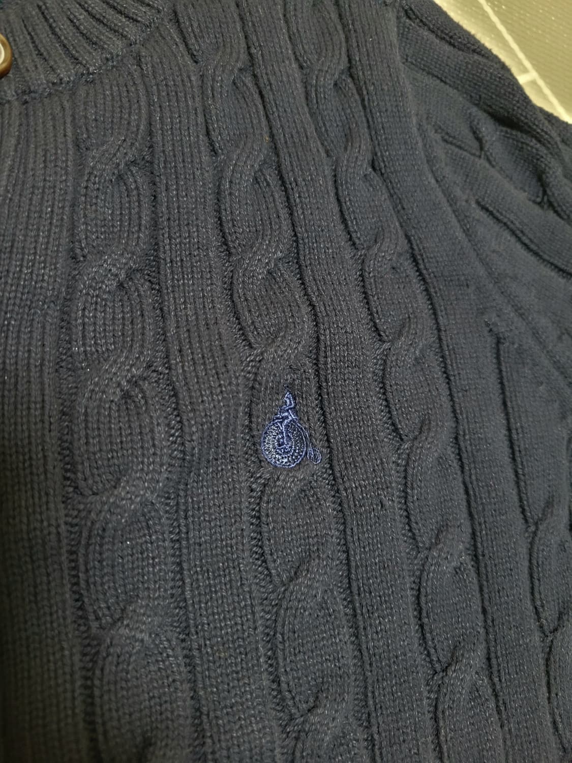 빈폴 레이디스 케이블 라운드넥 가디건 M 상품이미지5