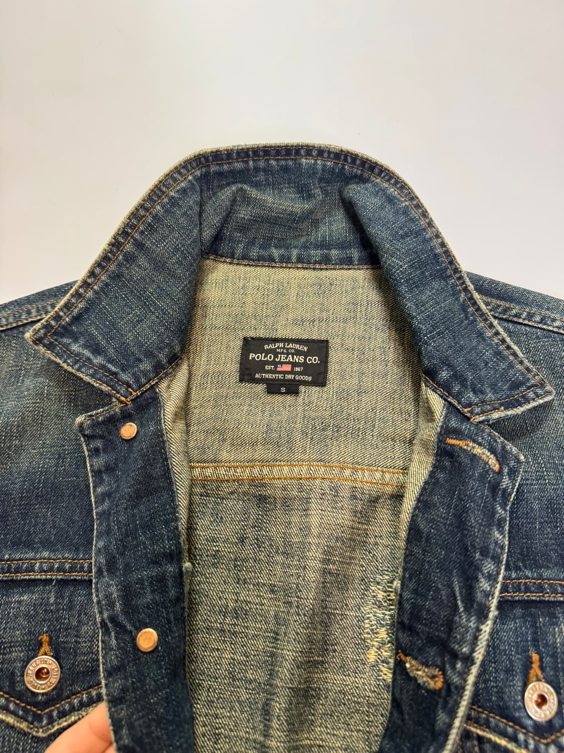 폴로진스 청 자켓(S사이즈) 상품이미지3