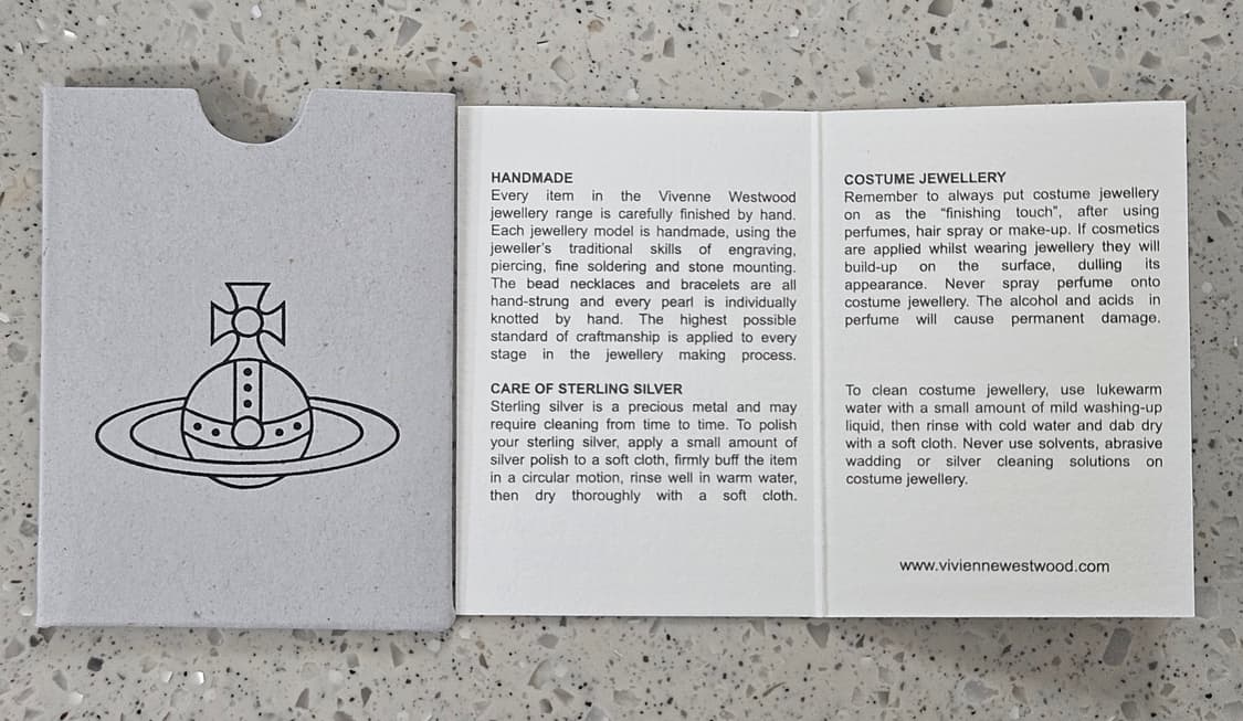 [미사용급] 비비안웨스트우드 진주 초커 목걸이 [정품] 상품이미지4