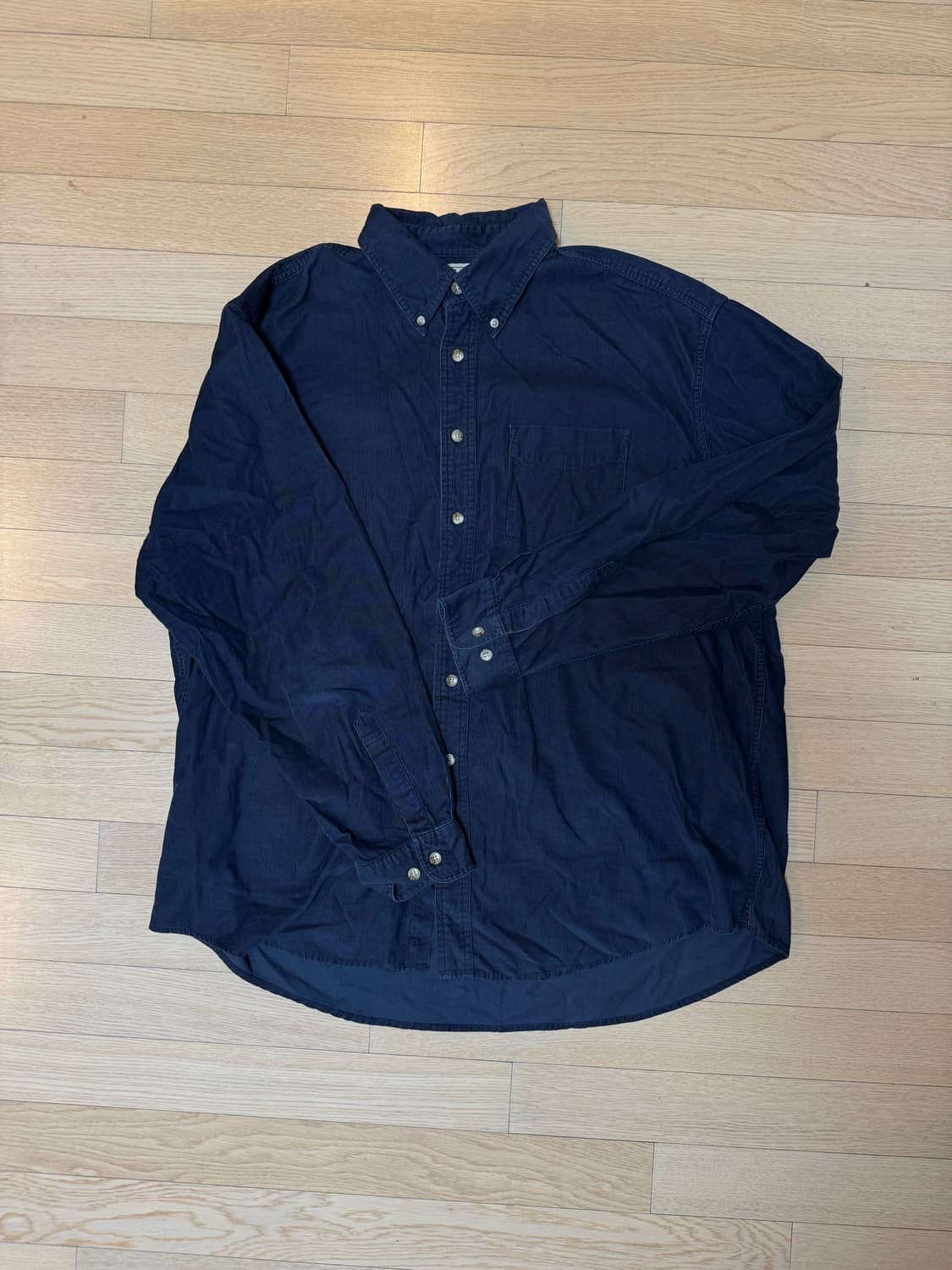엘엘빈(L.L.Bean) 코듀로이 셔츠 네이비 XL 상품이미지1