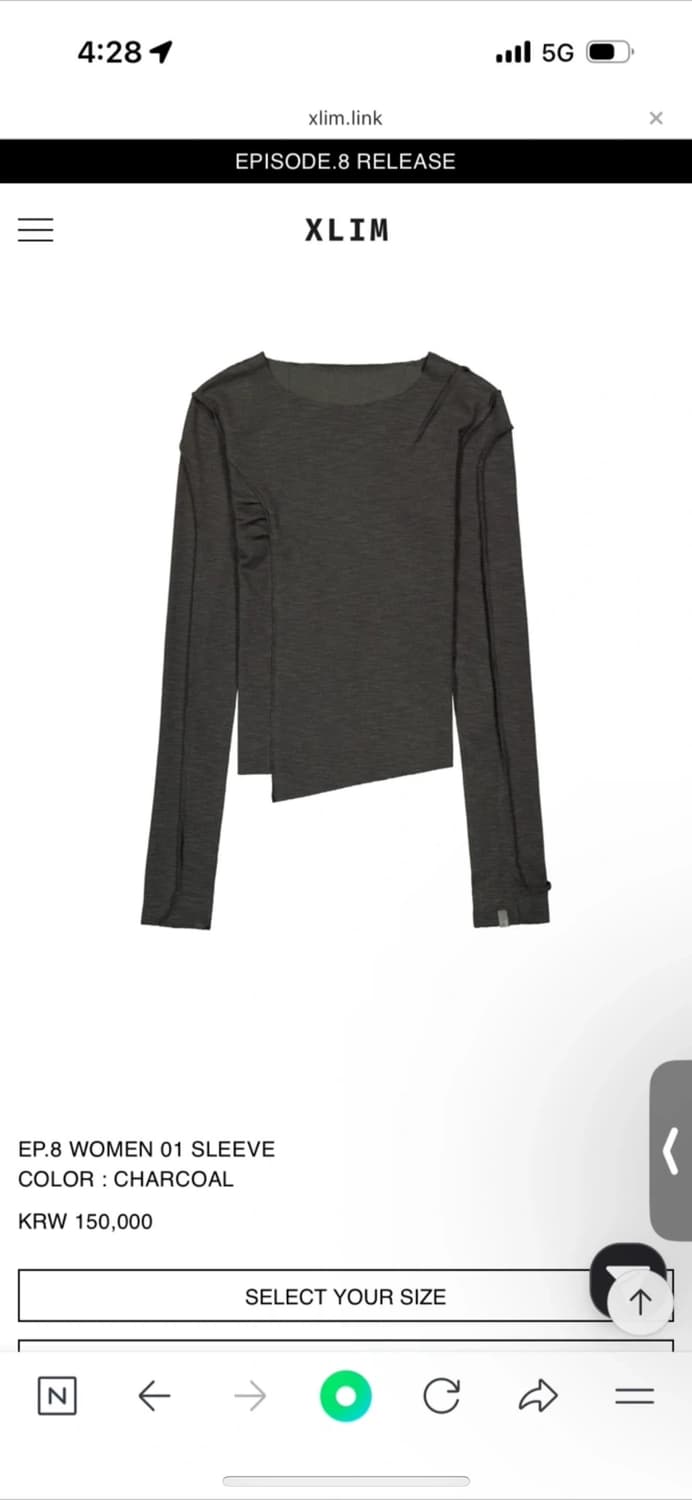 Xlim ep.8 women 01 sleeve 상품이미지1