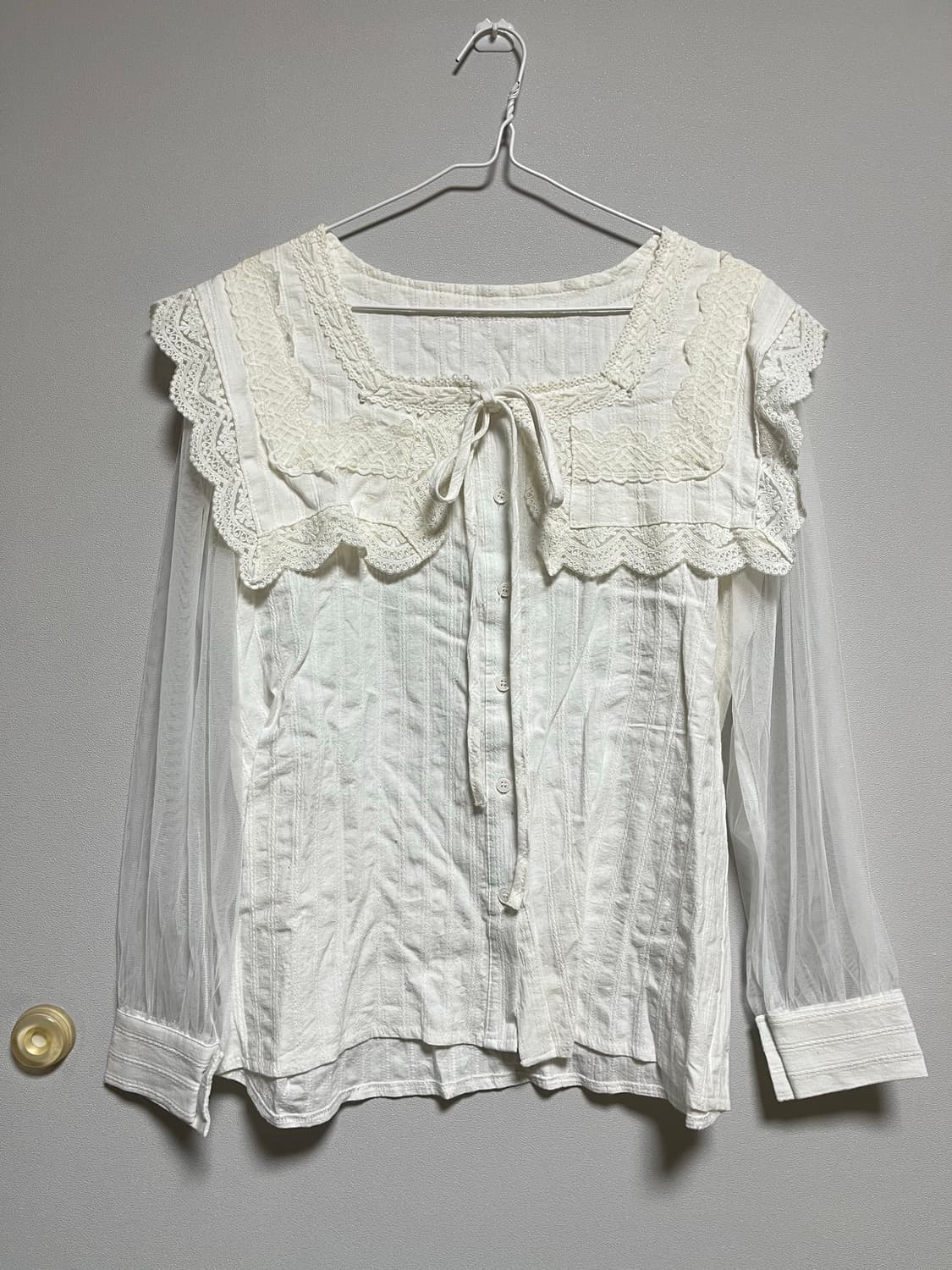 시스루 블라우스 상품이미지1