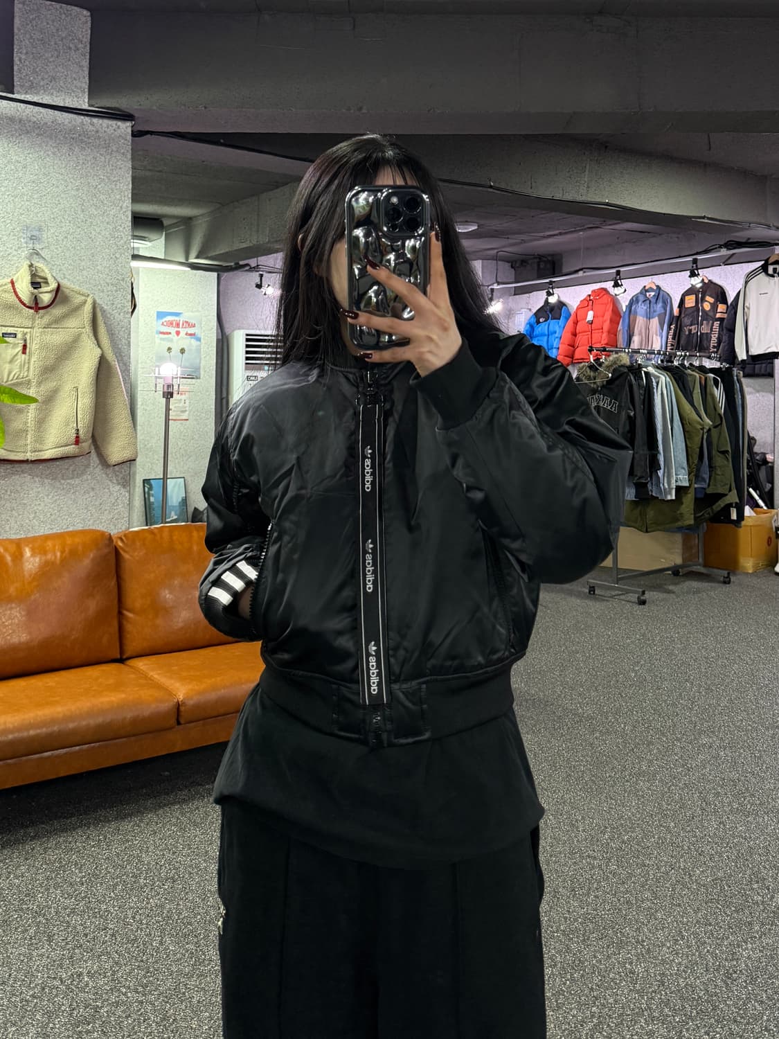 아디다스 오리지널스 크롭 봄버 자켓 B4355 상품이미지1