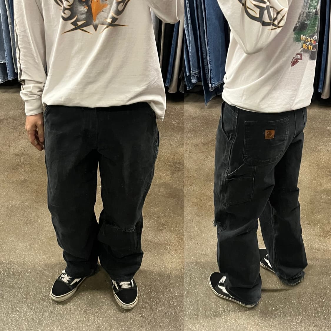 Carhartt 데미지 카펜터 팬츠 (31“) 상품이미지7