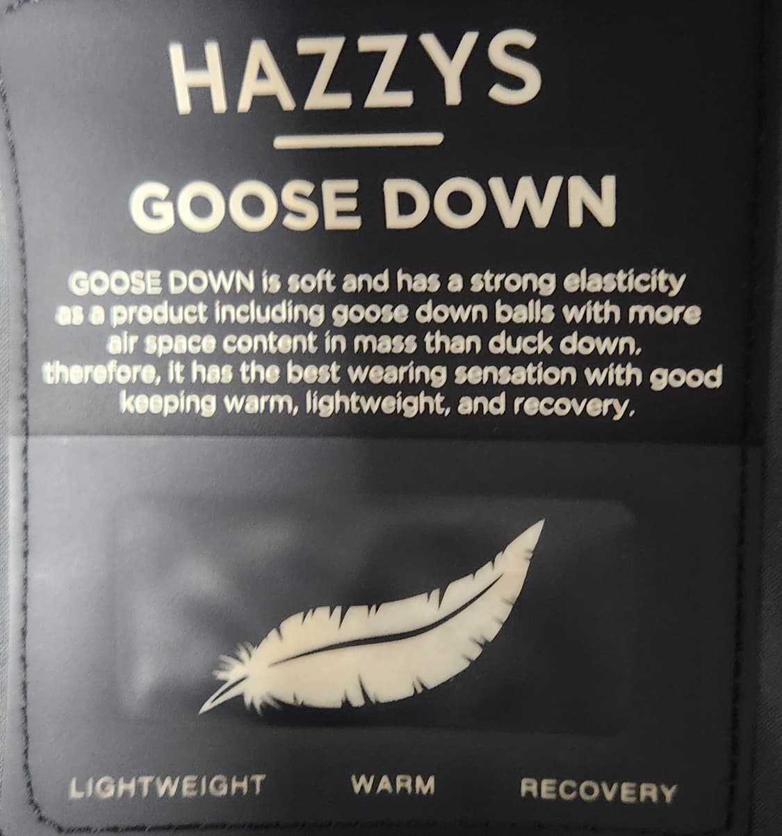 헤지스 중량 구스다운 패딩 점퍼 95 24SS 상품이미지7