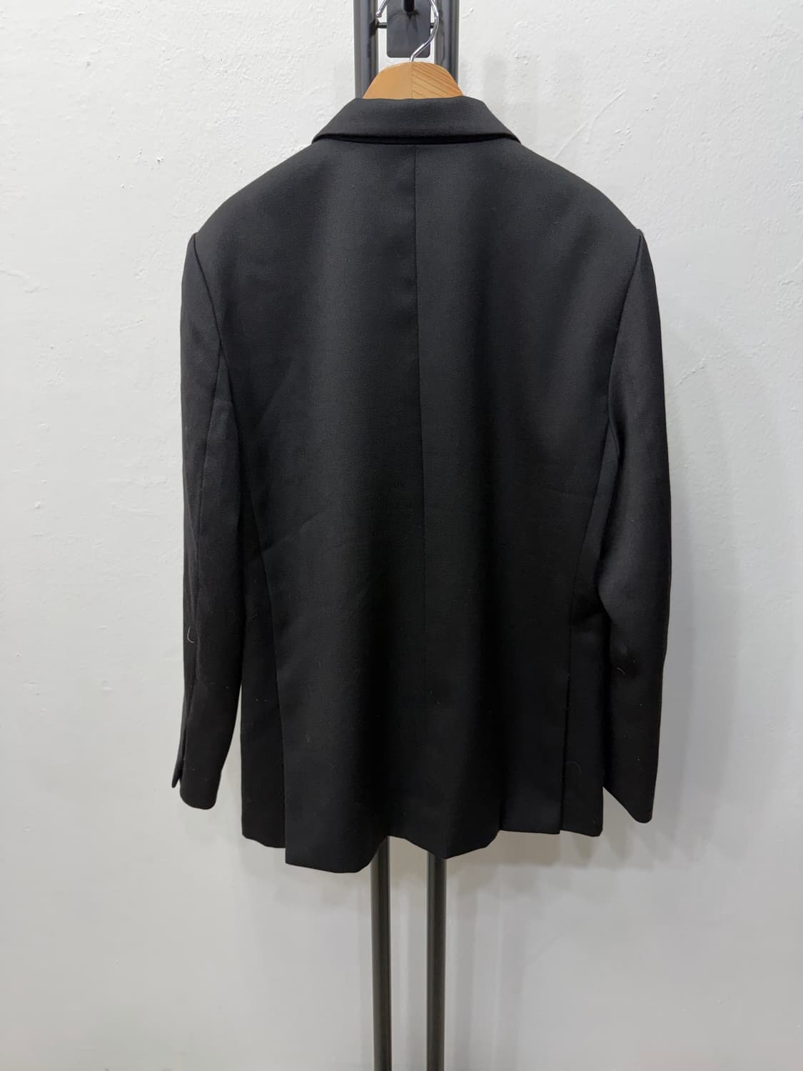 매장판정품) RECTO 렉토 블랙 모재질 더블 자켓 F 상품이미지5