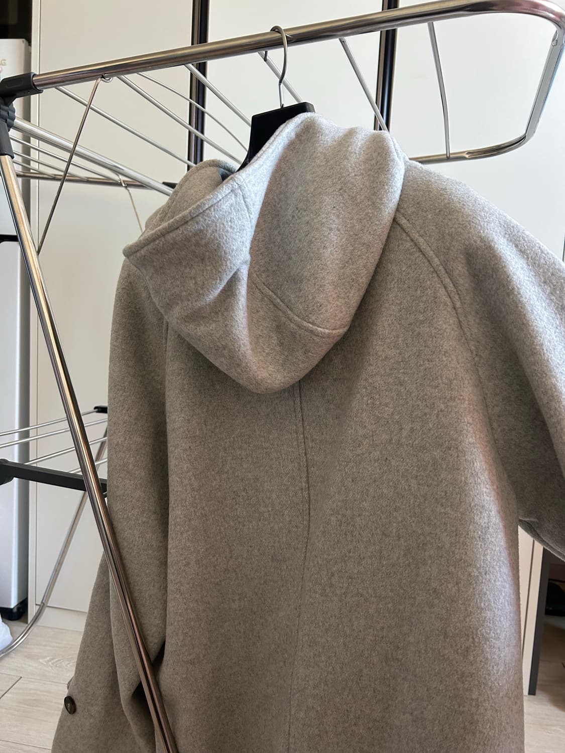 오피쉬 울 하프 코트 그레이 상품이미지3