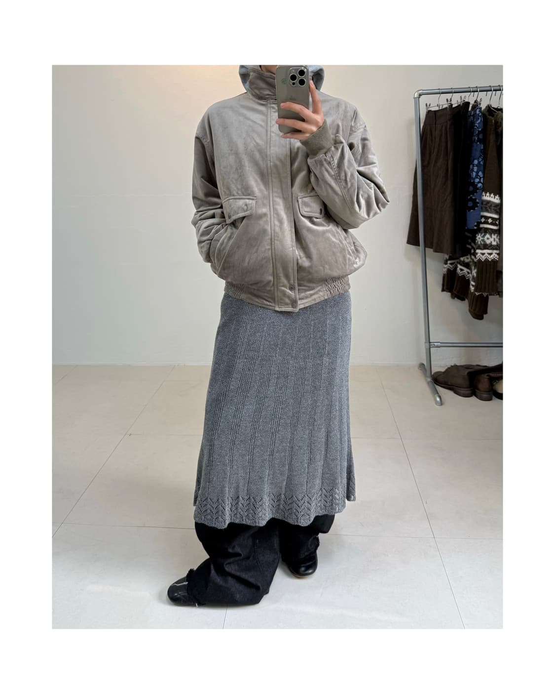 빈티지 벨벳 자켓 상품이미지1