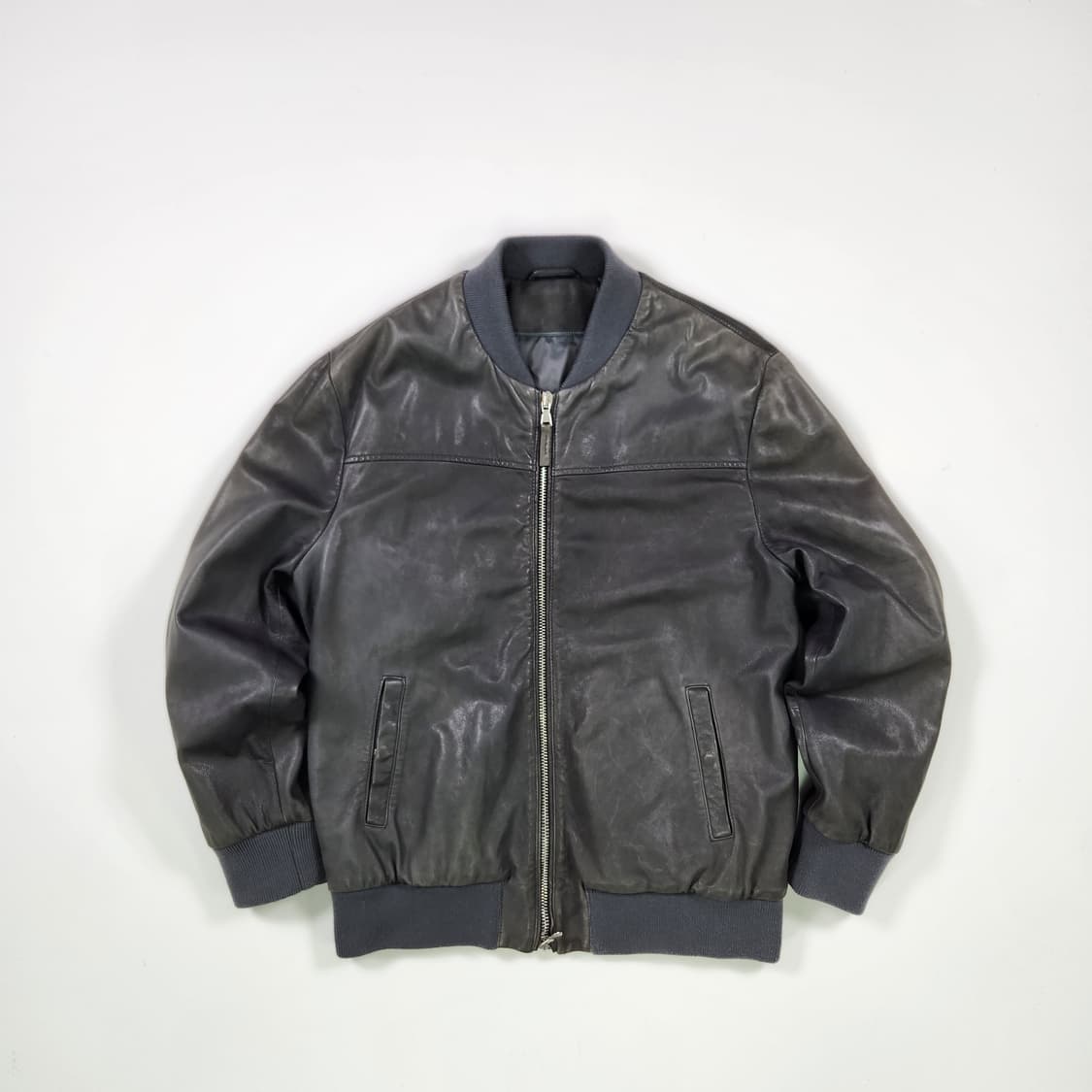 Eleventy 엘레벤 가죽 봄버 자켓 상품이미지1