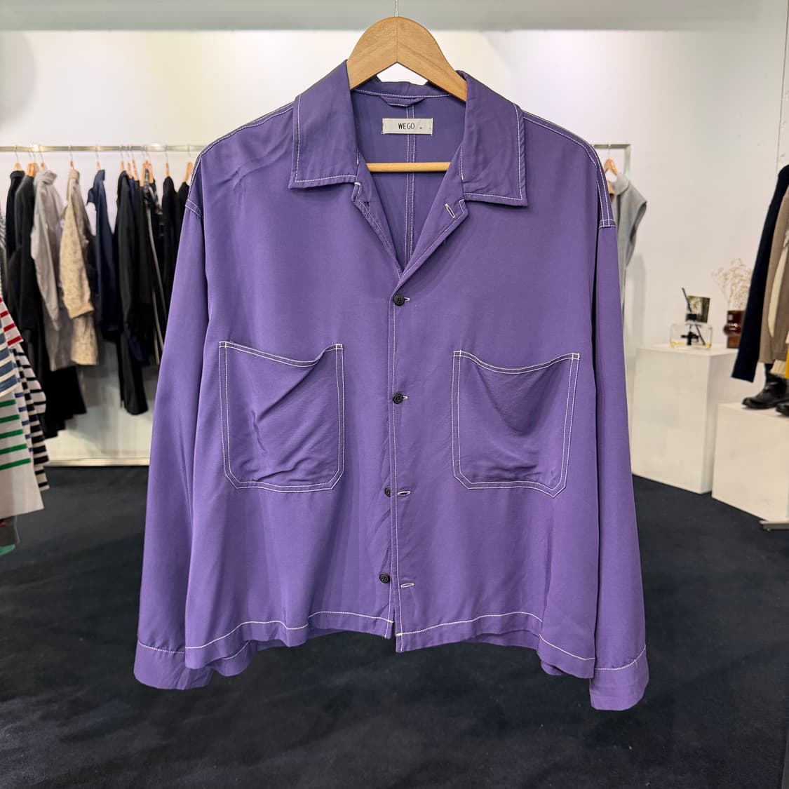 [M] WEGO 셔츠 자켓  상품이미지1