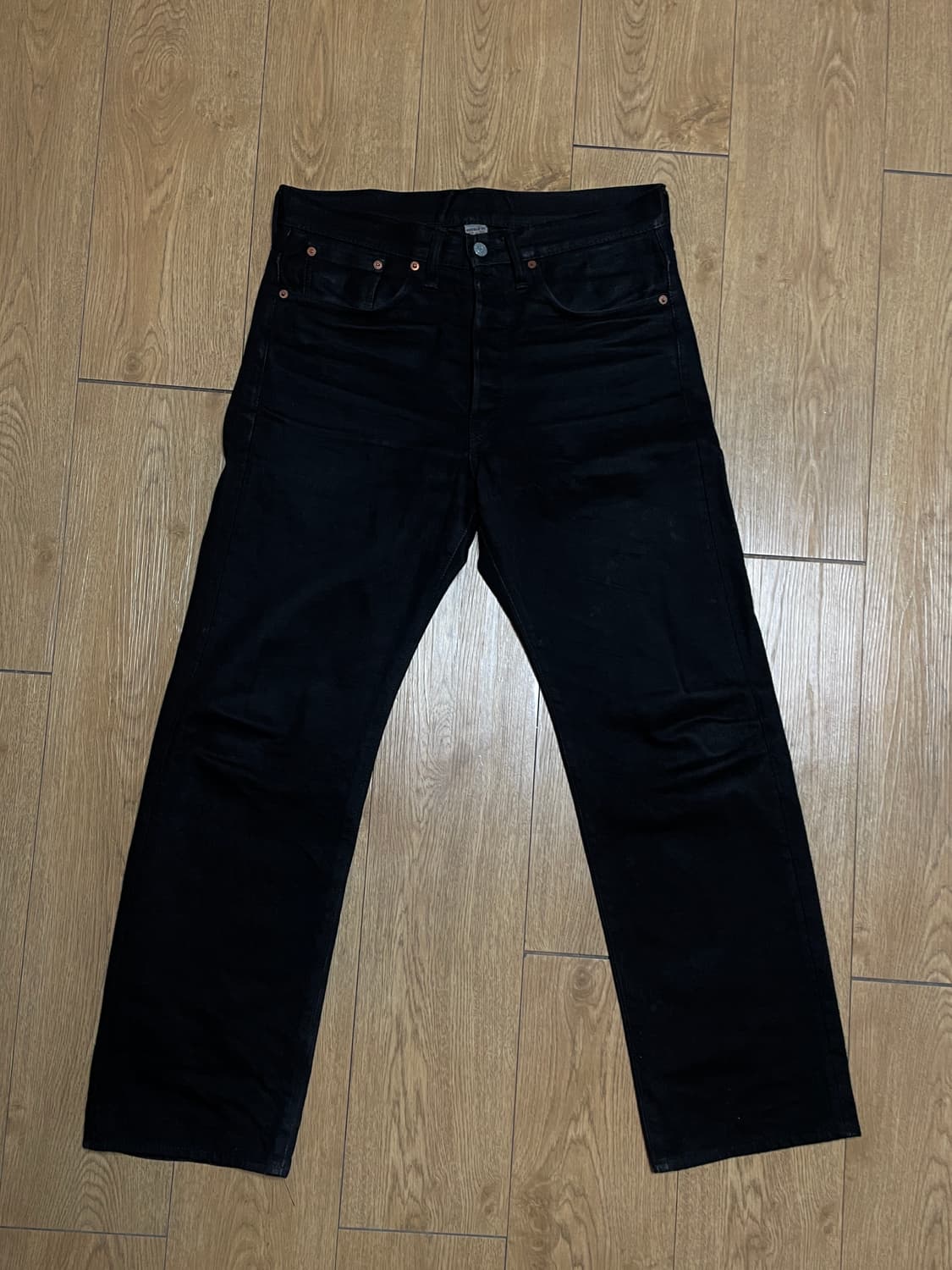 빈티지파이브포켓 블랙온블랙 32/32 상품이미지2