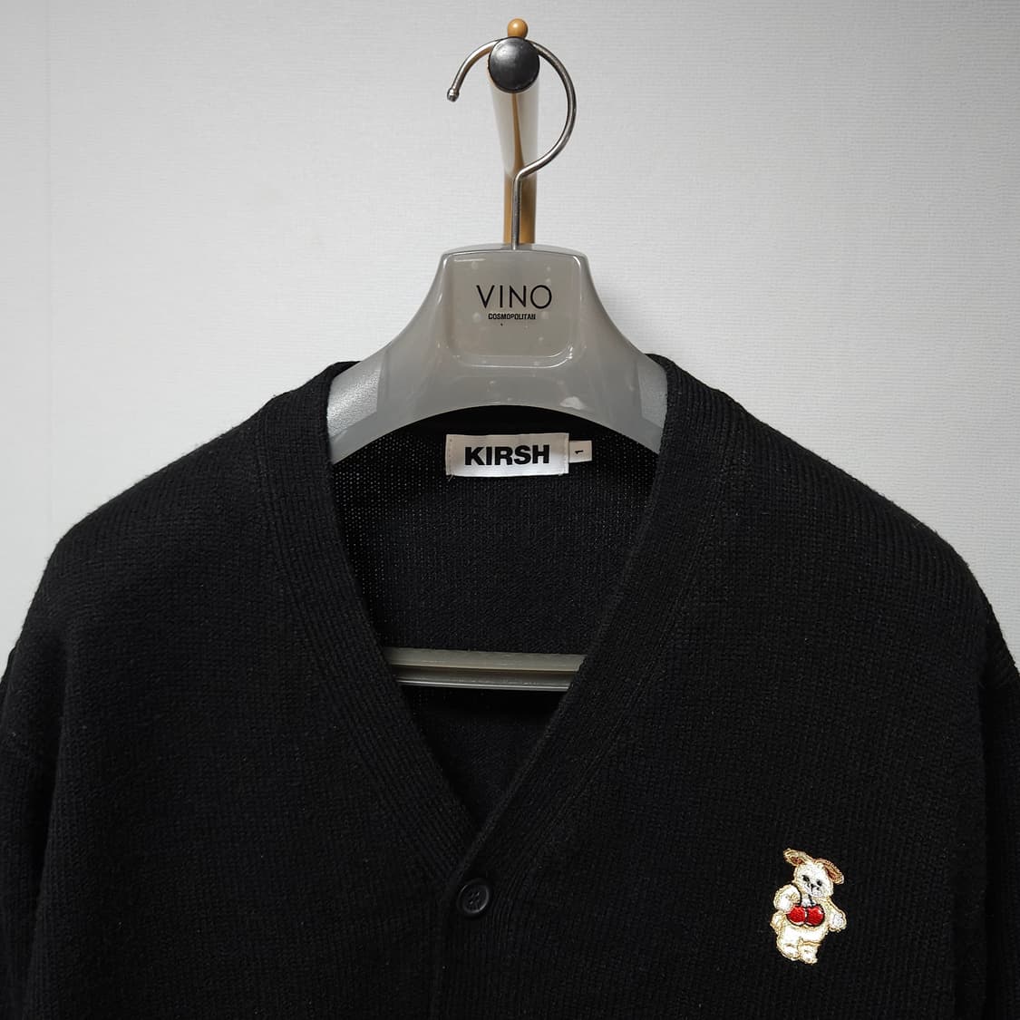 1 ) 키르시 체리 베어 가디건 블랙 상품이미지2