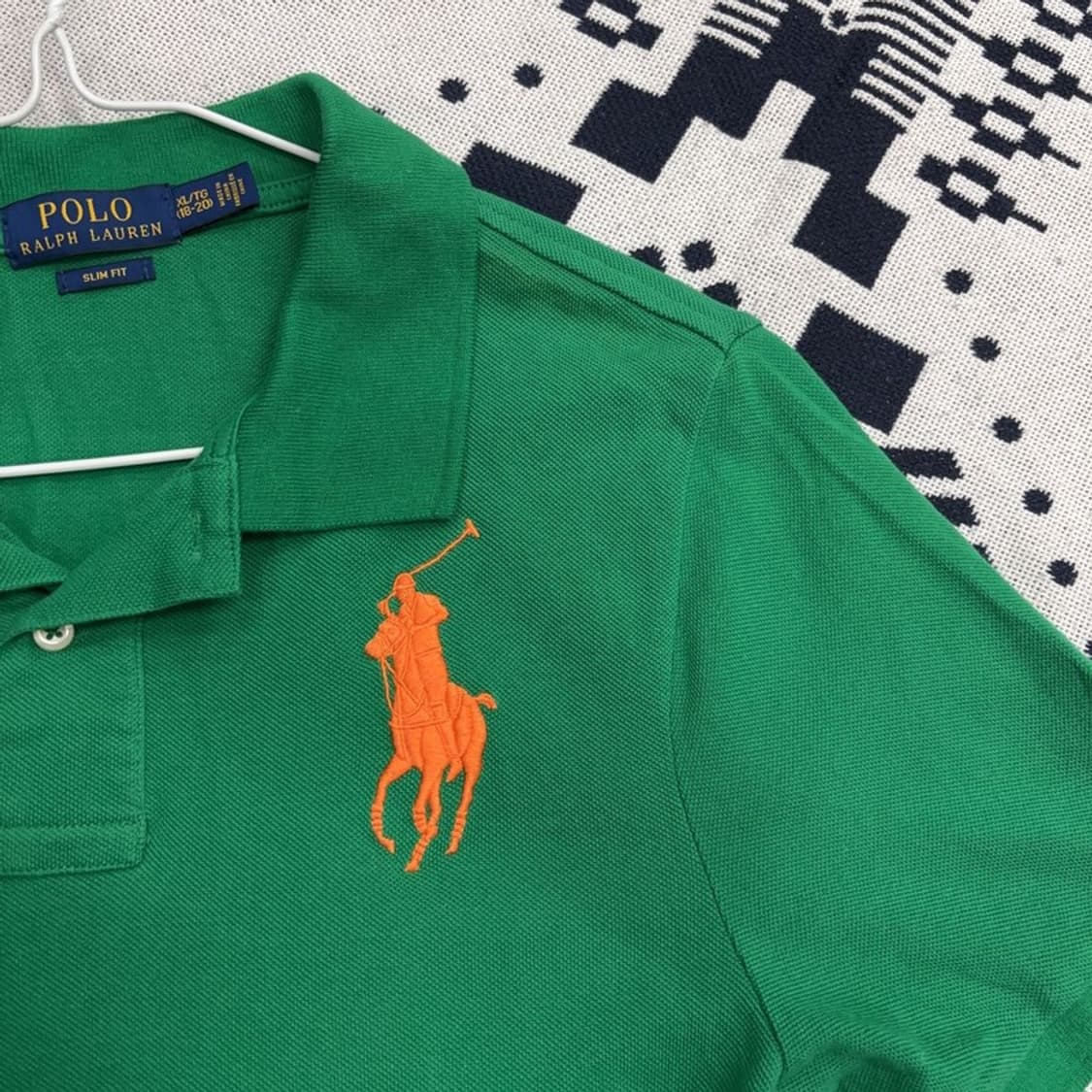 폴로 랄프로렌 슬림핏 빅포니 반팔카라티 XL P00080 상품이미지2