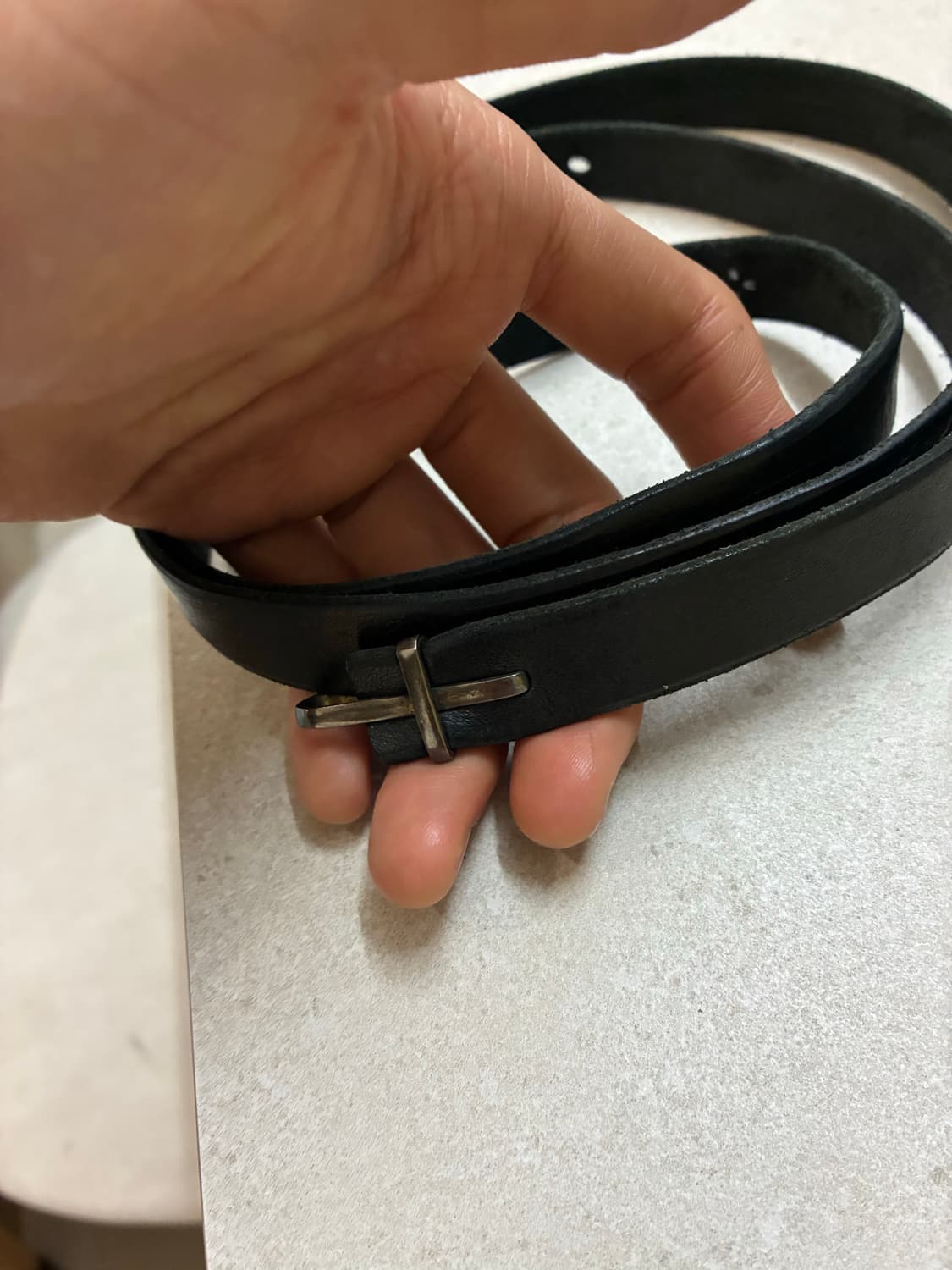 Ma+ 크로스 레더 롱 벨트  상품이미지1