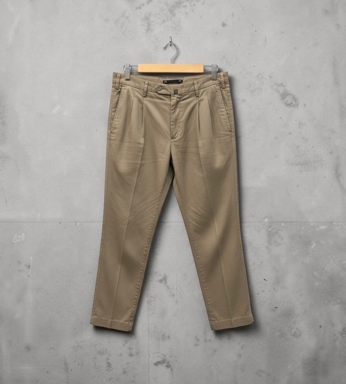 34/ PT01 캐시미어 블렌딩 투턱 팬츠 상품이미지1