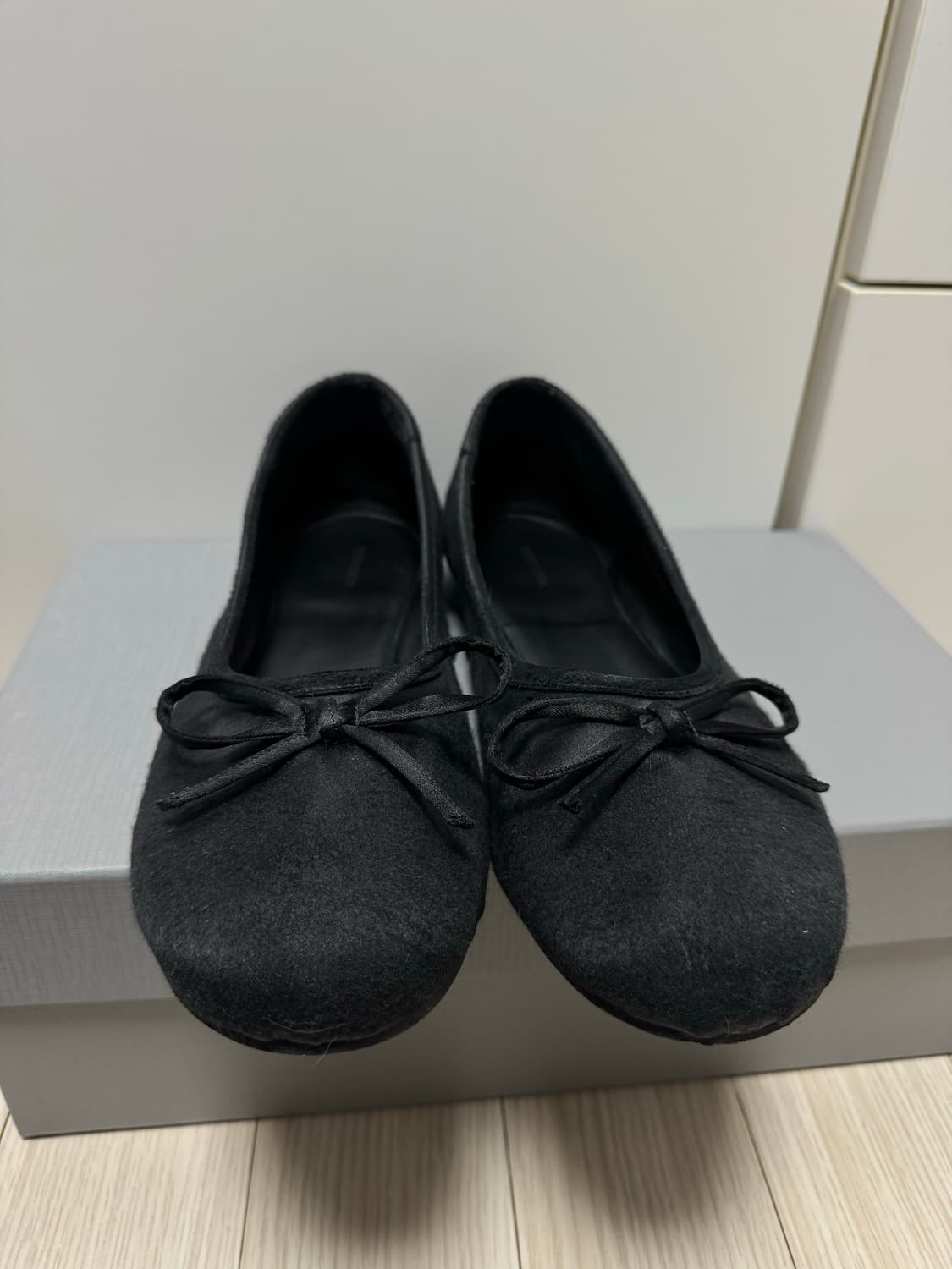 [41] 발렌시아가 레오폴드 발레리나 슈즈 블랙 상품이미지5