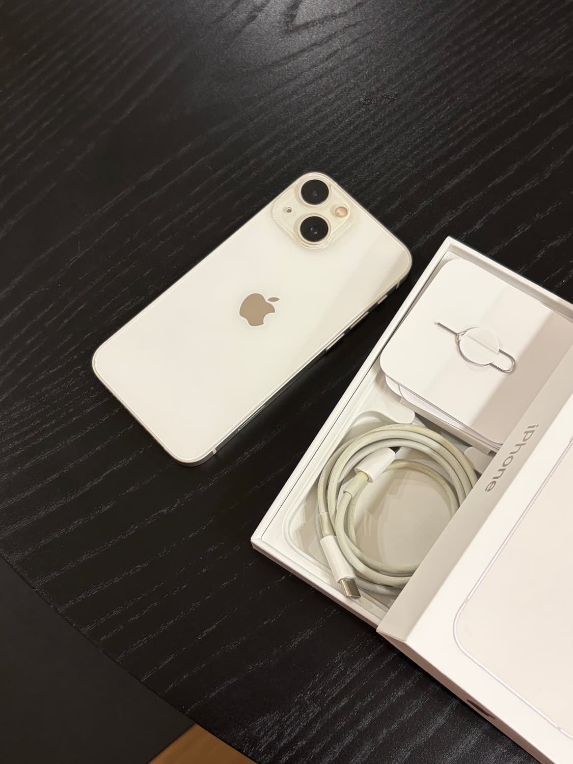 아이폰 13미니 128g 화이트 케이블+이어폰 풀박스 배터리성능 86% 상품이미지2
